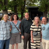 v.l.: Dr. Klaus Neumann, Birgit Knoblach, Sebastian Roloff (MdB), Karin Häringer, Dr. Marcus SImon